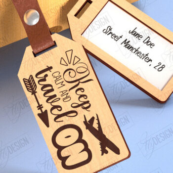 Intra απο ξύλο plywood 3mm-4mm πάχος – Εξατομικευμένες Ετικέτες Αποσκευών Σετ κοπής με λέιζερ Δίασταση 20x20 cm INTRAFABR-123747619 - Image 6