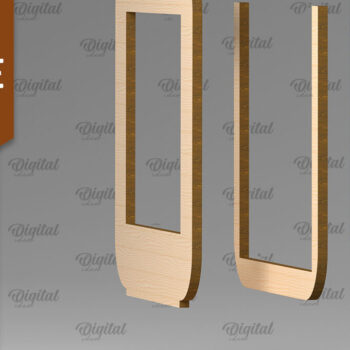 Intra απο ξύλο plywood 3mm-4mm πάχος – Εξατομικευμένο πλαίσιο αναμνηστικής κοπής με λέιζερ Δίασταση 20x20 cm INTRAFABR-96055077 - Image 2