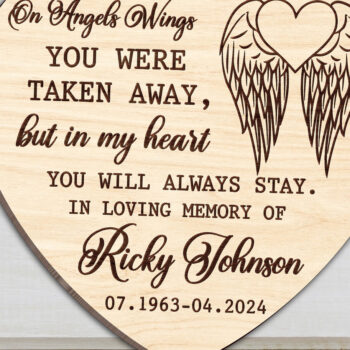 Intra απο ξύλο plywood 3mm-4mm πάχος – Personalized Memorial Garden Cutfile Δίασταση  20x20 cm INTRAFABR-101834529 - Image 2