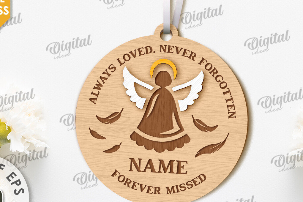 Intra απο ξύλο plywood 3mm-4mm πάχος – Προσωποποιημένο στολίδι αναμνηστικού κοπής με λέιζερ Δίασταση  20x20 cm INTRAFABR-118092918