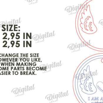 Intra απο ξύλο plywood 3mm-4mm πάχος – Προσωποποιημένο στολίδι αναμνηστικού κοπής με λέιζερ Δίασταση  20x20 cm INTRAFABR-118092492 - Image 2