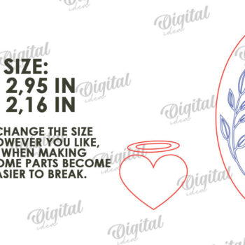 Intra απο ξύλο plywood 3mm-4mm πάχος – Προσωποποιημένο στολίδι αναμνηστικού κοπής με λέιζερ Δίασταση  20x20 cm INTRAFABR-118092644 - Image 2