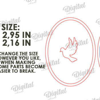 Intra απο ξύλο plywood 3mm-4mm πάχος – Προσωποποιημένο στολίδι αναμνηστικού κοπής με λέιζερ Δίασταση  20x20 cm INTRAFABR-118092875 - Image 2