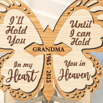 Intra απο ξύλο plywood 3mm-4mm πάχος – Εξατομικευμένο Cutfile Memorial Sign Δίασταση  40x30 cm INTRAFABR-118129576 - Image 2