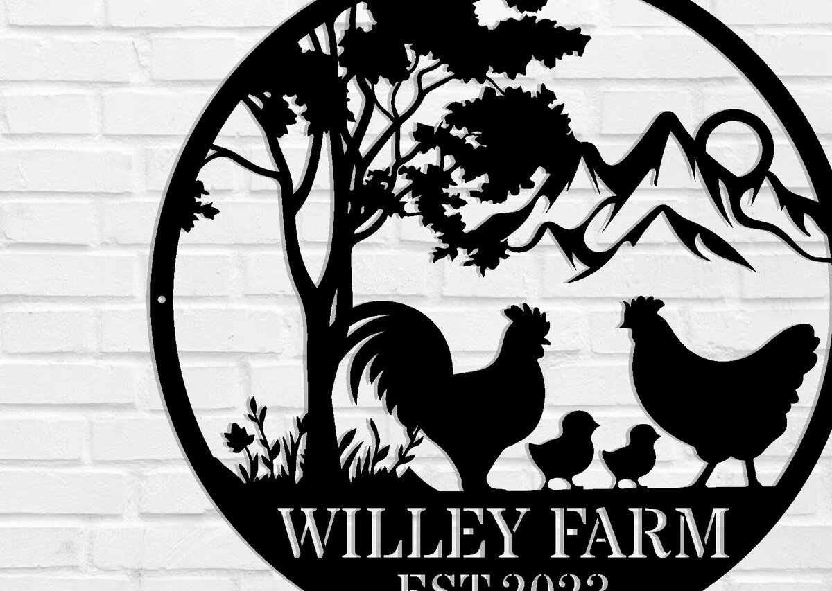 Intra απο ξύλο plywood 3mm-4mm πάχος – Εξατομικευμένη  πινακίδα ονόματος κοτόπουλου Δίασταση  20x20 cm INTRAFABR-105590038