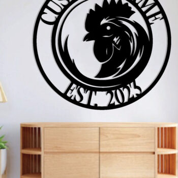 Intra απο ξύλο plywood 3mm-4mm πάχος – Εξατομικευμένη  πινακίδα ονόματος κοτόπουλου Δίασταση  20x20 cm INTRAFABR-105589990 - Image 3