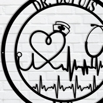 Intra απο ξύλο plywood 3mm-4mm πάχος – Εξατομικευμένη Metal Doctor Sign Δίασταση  40x30 cm INTRAFABR-106328314 - Image 1