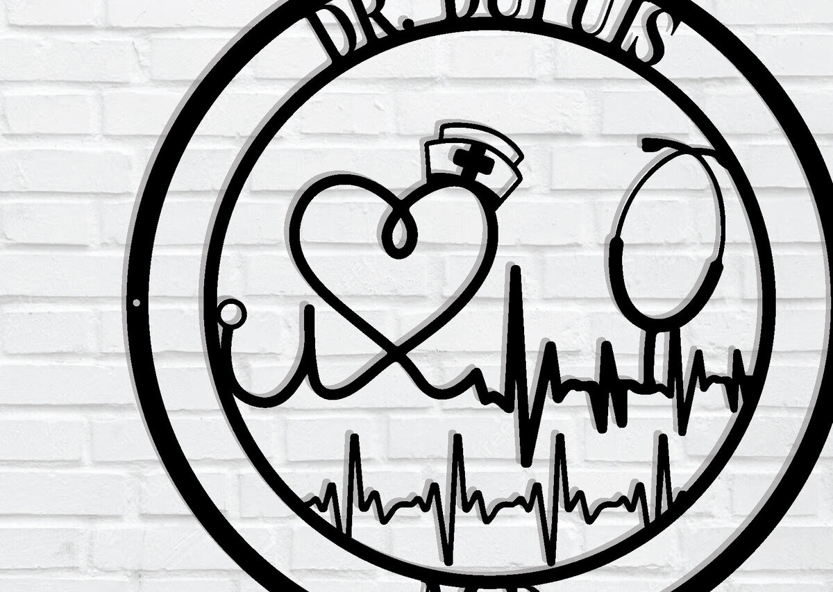 Intra απο ξύλο plywood 3mm-4mm πάχος – Εξατομικευμένη Metal Doctor Sign Δίασταση  40x30 cm INTRAFABR-106328314