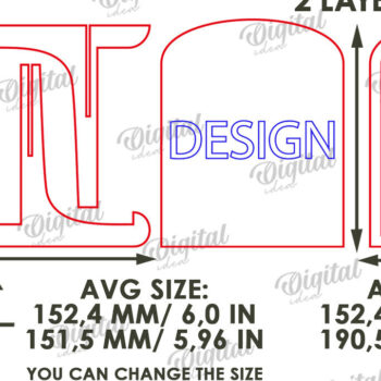 Intra απο ξύλο plywood 3mm-4mm πάχος – Εξατομικευμένο δώρο μαμάς κοπής με λέιζερ Δίασταση 20x20 cm INTRAFABR-118029022 - Image 2