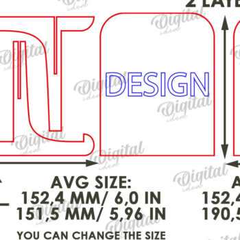 Intra απο ξύλο plywood 3mm-4mm πάχος – Εξατομικευμένο δώρο μαμάς κοπής με λέιζερ Δίασταση 20x20 cm INTRAFABR-118029503 - Image 2