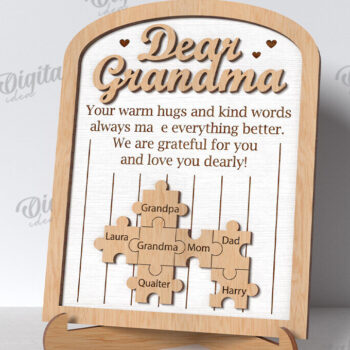 Intra απο ξύλο plywood 3mm-4mm πάχος – Εξατομικευμένο πακέτο δώρου μαμάς LaserCut Δίασταση 20x20 cm INTRAFABR-118030845 - Image 12