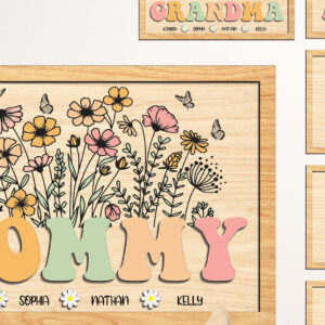 Intra απο ξύλο plywood 3mm-4mm πάχος – Εξατομικευμένη πινακίδα κήπου για τη γιορτή της μητέρας Δίασταση 20x20 cm INTRAFABR-95638772