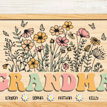 Intra απο ξύλο plywood 3mm-4mm πάχος – Εξατομικευμένη πινακίδα κήπου για τη γιορτή της μητέρας Δίασταση 20x20 cm INTRAFABR-95638772 - Image 4