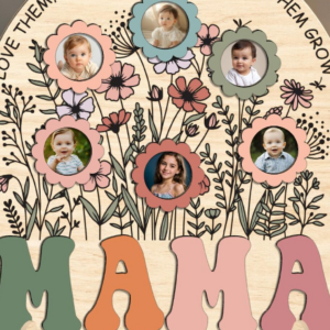 Intra απο ξύλο plywood 3mm-4mm πάχος – Εξατομικευμένη φωτογραφική πλάκα για τη γιορτή της μητέρας Δίασταση 20x20 cm INTRAFABR-118130512