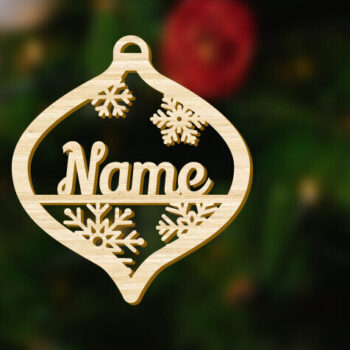 Intra απο ξύλο plywood 3mm-4mm πάχος – Χριστουγεννιάτικο Διακοσμητικό Φωτιστικό Προσωποποιημένο Όνομα Δίασταση  40x30 cm INTRAFABR-84435161 - Image 3