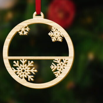 Intra απο ξύλο plywood 3mm-4mm πάχος – Προσωποποιημένο Όνομα Χριστουγεννιάτικο Στολίδι Δίασταση  20x20 cm INTRAFABR-84434431 - Image 2