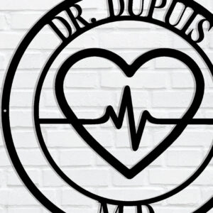 Intra απο ξύλο plywood 3mm-4mm πάχος – Εξατομικευμένη  επιγραφή Nurse Heart Δίασταση  20x20 cm INTRAFABR-106328132