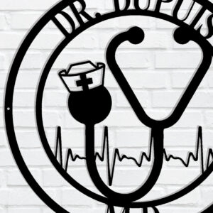 Intra απο ξύλο plywood 3mm-4mm πάχος – Εξατομικευμένη  επιγραφή Nurse, δώρα RN Δίασταση  20x20 cm INTRAFABR-106327652