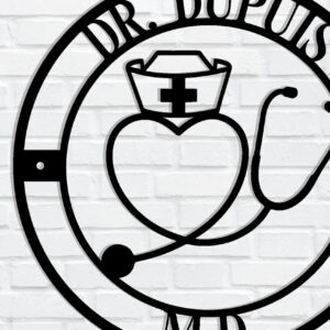 Intra απο ξύλο plywood 3mm-4mm πάχος – Εξατομικευμένη  επιγραφή Nurse, δώρα RN Δίασταση  20x20 cm INTRAFABR-106327551