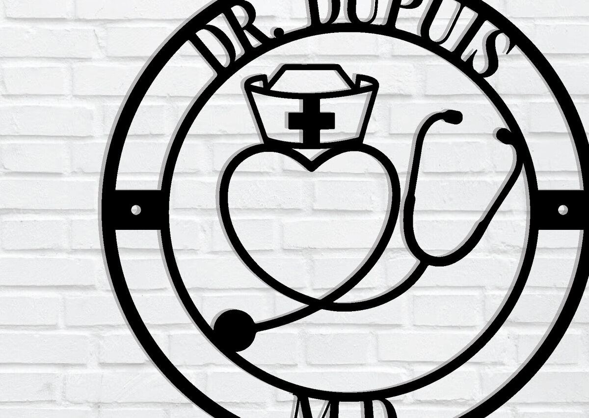 Intra απο ξύλο plywood 3mm-4mm πάχος – Εξατομικευμένη  επιγραφή Nurse, δώρα RN Δίασταση  20x20 cm INTRAFABR-106327551