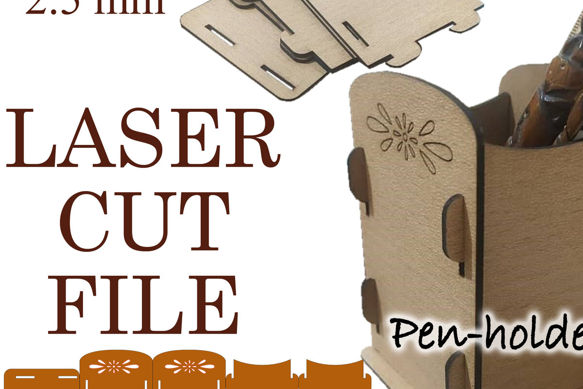 Intra απο ξύλο plywood 3mm-4mm πάχος – Εξατομικευμένα αρχεία κοπής με λέιζερ θήκης στυλό Δίασταση  20x20 cm INTRAFABR-108162989