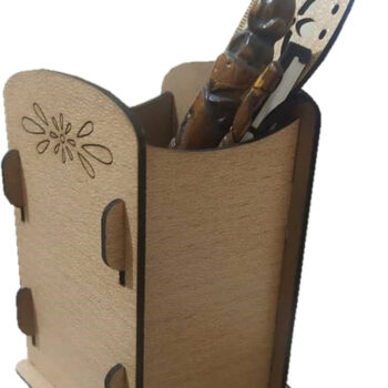 Intra απο ξύλο plywood 3mm-4mm πάχος – Εξατομικευμένα αρχεία κοπής με λέιζερ θήκης στυλό Δίασταση  20x20 cm INTRAFABR-108162989 - Image 2