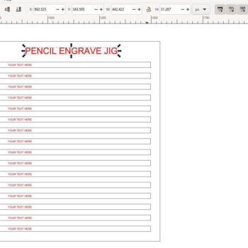 Intra απο ξύλο plywood 3mm-4mm πάχος – Εξατομικευμένα πρότυπα λέιζερ μολυβιών Δίασταση 20x20 cm INTRAFABR-40523767 - Image 2