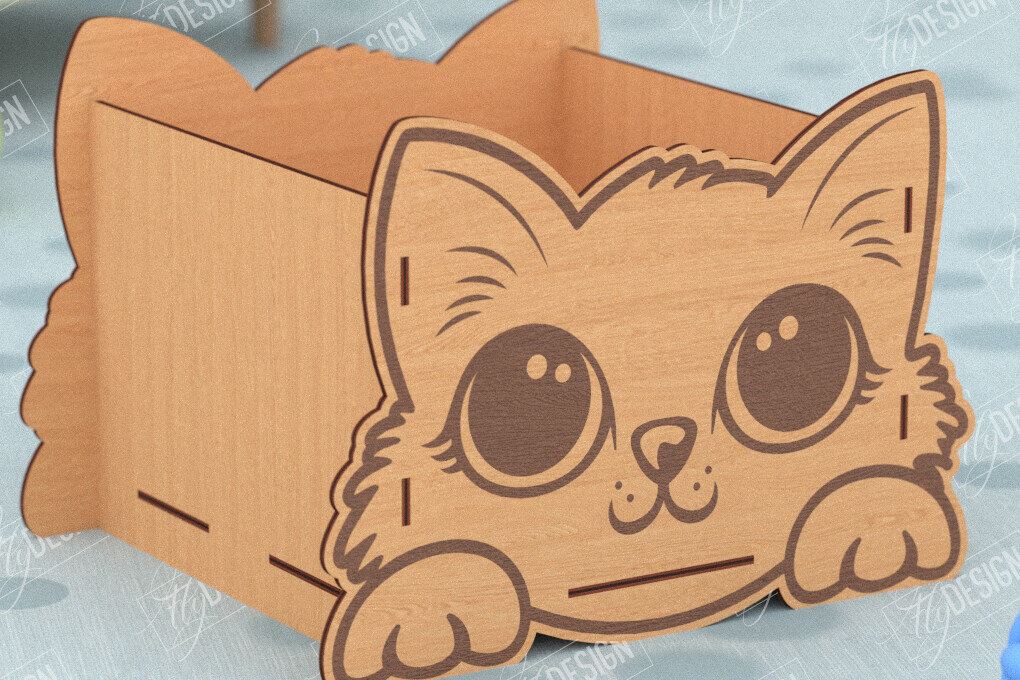 Intra απο ξύλο plywood 3mm-4mm πάχος – Εξατομικευμένο κουτί παιχνιδιών για κατοικίδια|Αποθήκευση παιχνιδιών για κατοικίδια Δίασταση  20x20 cm INTRAFABR-115684458