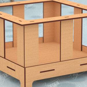 Intra απο ξύλο plywood 3mm-4mm πάχος – Εξατομικευμένο κουτί παιχνιδιών για κατοικίδια|Αποθήκευση παιχνιδιών για κατοικίδια Δίασταση  20x20 cm INTRAFABR-115684442