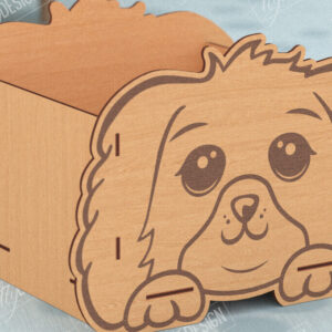 Intra απο ξύλο plywood 3mm-4mm πάχος – Εξατομικευμένο κουτί παιχνιδιών για κατοικίδια|Αποθήκευση παιχνιδιών για κατοικίδια Δίασταση  20x20 cm INTRAFABR-115684455