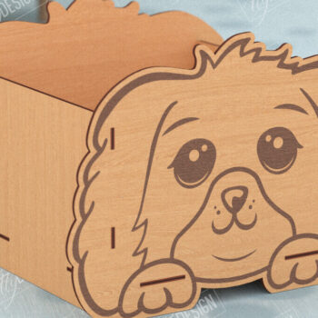 Intra απο ξύλο plywood 3mm-4mm πάχος – Εξατομικευμένο κουτί παιχνιδιών για κατοικίδια|Αποθήκευση παιχνιδιών για κατοικίδια Δίασταση  20x20 cm INTRAFABR-115684455 - Image 1