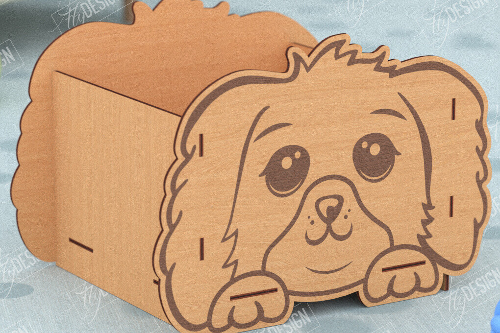 Intra απο ξύλο plywood 3mm-4mm πάχος – Εξατομικευμένο κουτί παιχνιδιών για κατοικίδια|Αποθήκευση παιχνιδιών για κατοικίδια Δίασταση  20x20 cm INTRAFABR-115684455