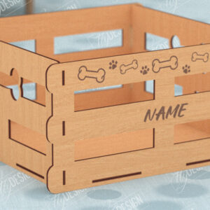 Intra απο ξύλο plywood 3mm-4mm πάχος – Εξατομικευμένο κουτί παιχνιδιών για κατοικίδια|Αποθήκευση παιχνιδιών για κατοικίδια Δίασταση  20x20 cm INTRAFABR-115684364