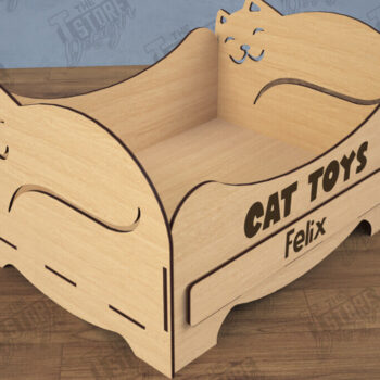 Intra απο ξύλο plywood 3mm-4mm πάχος – Εξατομικευμένο πακέτο παιχνιδιών για κατοικίδια | CNC Δίασταση  20x20 cm INTRAFABR-112900993 - Image 3