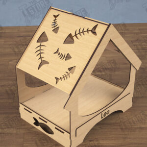 Intra απο ξύλο plywood 3mm-4mm πάχος – Εξατομικευμένο κουτί παιχνιδιών κατοικίδιων | Κλουβί παιχνιδιών για κατοικίδια Δίασταση  20x20 cm INTRAFABR-112900925