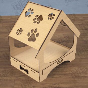 Intra απο ξύλο plywood 3mm-4mm πάχος – Εξατομικευμένο κουτί παιχνιδιών κατοικίδιων | Κλουβί παιχνιδιών για κατοικίδια Δίασταση  20x20 cm INTRAFABR-112900902 - Image 1