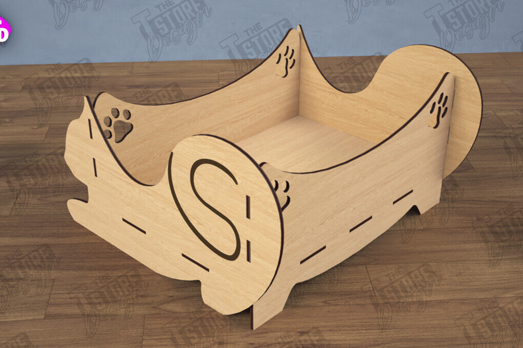 Intra απο ξύλο plywood 3mm-4mm πάχος – Εξατομικευμένο κουτί παιχνιδιών κατοικίδιων | Κλουβί παιχνιδιών για κατοικίδια Δίασταση  20x20 cm INTRAFABR-112900911