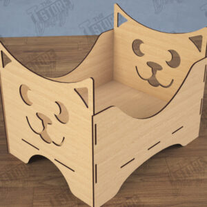 Intra απο ξύλο plywood 3mm-4mm πάχος – Εξατομικευμένο κουτί παιχνιδιών κατοικίδιων | Κλουβί παιχνιδιών για κατοικίδια Δίασταση  20x20 cm INTRAFABR-112900922