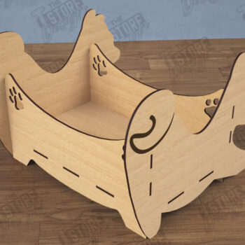 Intra απο ξύλο plywood 3mm-4mm πάχος – Εξατομικευμένο κουτί παιχνιδιών κατοικίδιων | Κλουβί παιχνιδιών για κατοικίδια Δίασταση  20x20 cm INTRAFABR-112900861 - Image 1