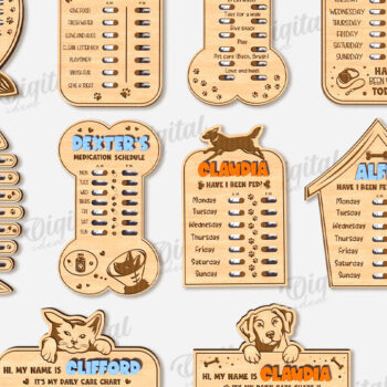 Intra απο ξύλο plywood 3mm-4mm πάχος – Εξατομικευμένη δέσμη λέιζερ παρακολούθησης κατοικίδιων ζώων Δίασταση  20x20 cm INTRAFABR-118768271 - Image 1