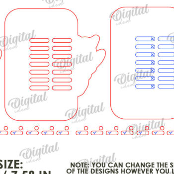 Intra απο ξύλο plywood 3mm-4mm πάχος – Εξατομικευμένη Tracker Pets Δίασταση  20x20 cm INTRAFABR-118908696 - Image 2