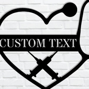 Intra απο ξύλο plywood 3mm-4mm πάχος – Εξατομικευμένη  επιγραφή RN Nurse Δίασταση  20x20 cm INTRAFABR-106328445