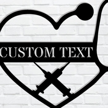 Intra απο ξύλο plywood 3mm-4mm πάχος – Εξατομικευμένη  επιγραφή RN Nurse Δίασταση  20x20 cm INTRAFABR-106328445 - Image 1