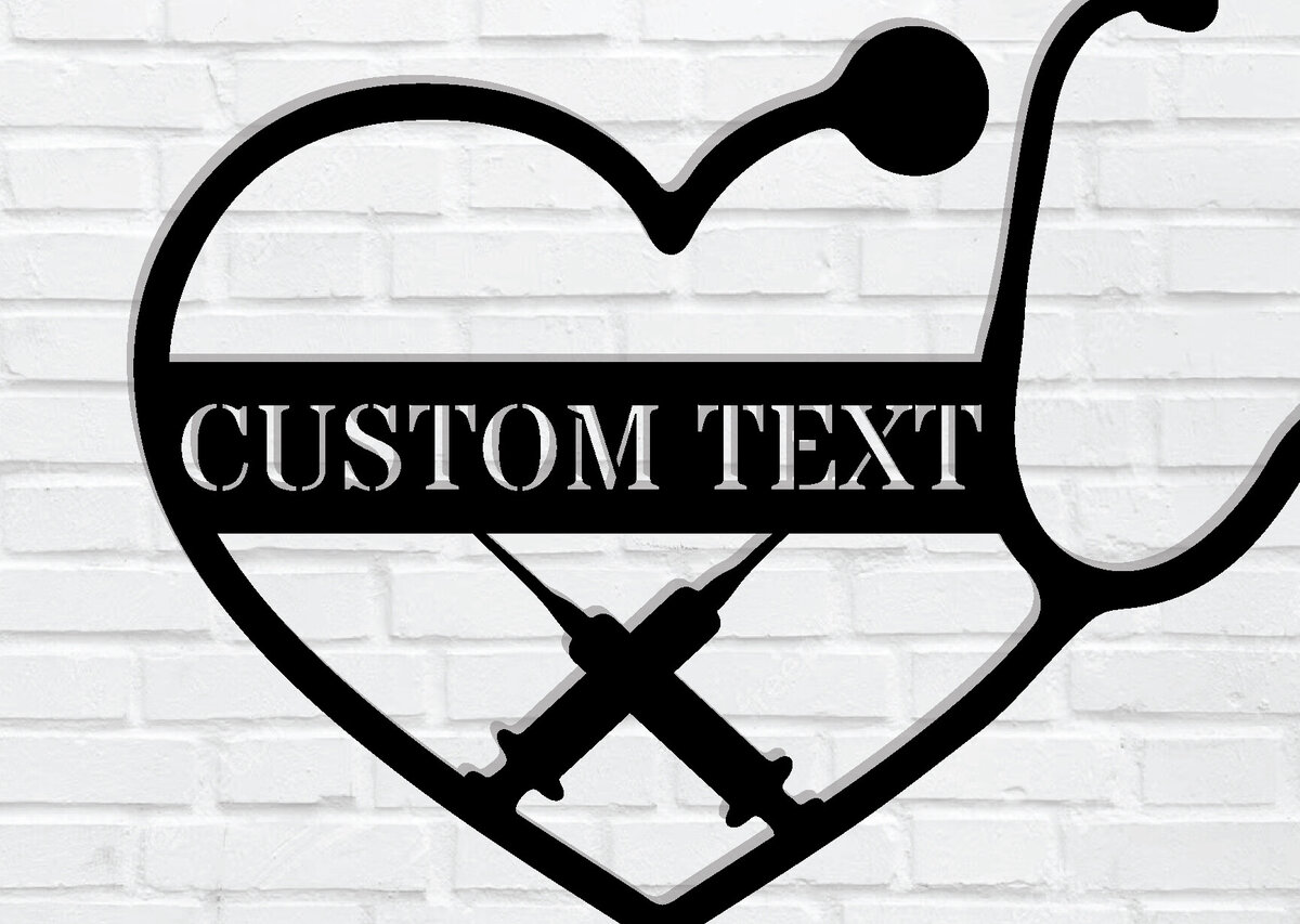 Intra απο ξύλο plywood 3mm-4mm πάχος – Εξατομικευμένη  επιγραφή RN Nurse Δίασταση  20x20 cm INTRAFABR-106328445