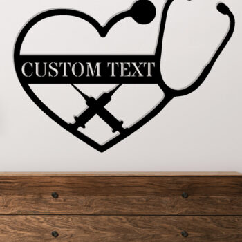 Intra απο ξύλο plywood 3mm-4mm πάχος – Εξατομικευμένη  επιγραφή RN Nurse Δίασταση  20x20 cm INTRAFABR-106328445 - Image 2