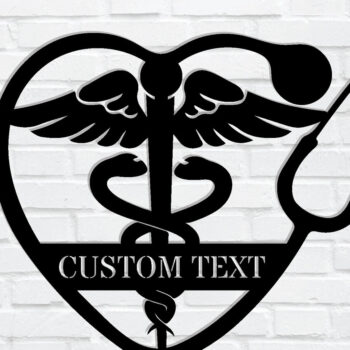 Intra απο ξύλο plywood 3mm-4mm πάχος – Εξατομικευμένη  επιγραφή RN Nurse Δίασταση  20x20 cm INTRAFABR-106328386 - Image 1