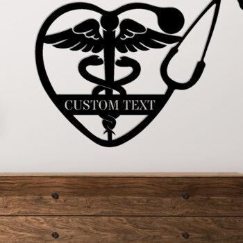 Intra απο ξύλο plywood 3mm-4mm πάχος – Εξατομικευμένη  επιγραφή RN Nurse Δίασταση  20x20 cm INTRAFABR-106328386 - Image 2