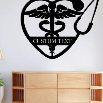 Intra απο ξύλο plywood 3mm-4mm πάχος – Εξατομικευμένη  επιγραφή RN Nurse Δίασταση  20x20 cm INTRAFABR-106328386 - Image 3