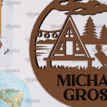 Intra απο ξύλο plywood 3mm-4mm πάχος – Προσωποποιημένη πινακίδα για Traveller Δίασταση  20x20 cm INTRAFABR-101513962 - Image 1