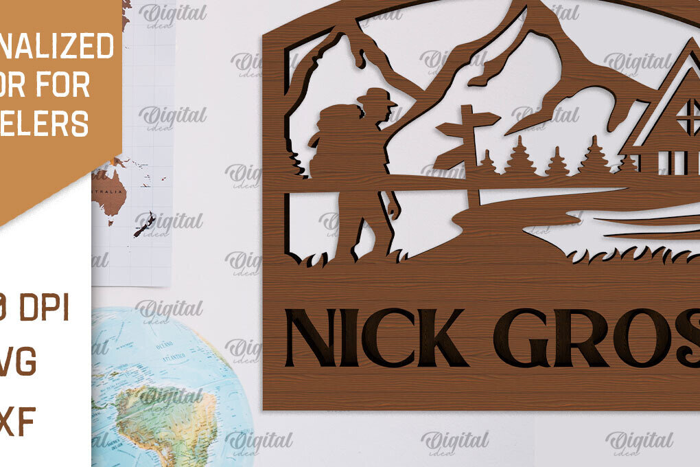 Intra απο ξύλο plywood 3mm-4mm πάχος – Προσωποποιημένη πινακίδα για Traveller Δίασταση  20x20 cm INTRAFABR-101513998